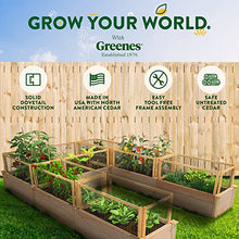 Greenes Fence Premium Cedar Raised Garden Bed with CritterGuard System 8' x 12' Light Brown