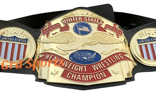 Grd Sports CNC HD NWA United States Heavyweight Wrestling Championship Belt Black