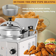 16L Electric Countertop Pressure Fryer,Chicken Fish Pressure Fryer Machine,for Restaurant Snack Shops