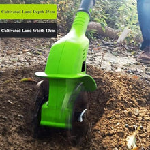 UWYTGF Electric Garden Tiller Rotavators, Cordless Hand Tiller Cultivator with 4000Mah Rechargeable Lithium Battery and Charger, Portable Soil Tiller Rotavator for Gardens