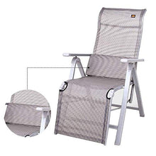 Renovation House Chairs Lounge Chair Lunch Break Chair Simple Nap Bed Folding Office Portable Single Back Lazy Home Balcony Chair 170x45x60cm Durable (Color : White)