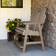 highwood Hamilton 4ft Counter Height Adirondack Bench, Woodland Brown