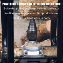 UILMLIO Electric Wood Splitter with Wheels and Safety Frame, Automatic Forward Reverse Operation for Firewood Splitting