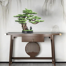 QWERAXZG Pinus Armorus Welcoming Plant Decoration Fake Green Porch Bonsai