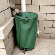 HEFJIAYCIQ Collapsible Rain Barrel, Portable PVC Rain Water Collection Barrel, Garden Rainwater Collection System with Spigot & Overflow Kit,Beige,1000L/100x125cm