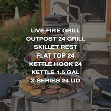Breeo Live-Fire Grill - Outdoor Fire Pit & Portable Wood Stove