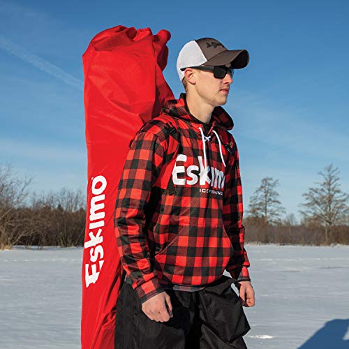 Eskimo FF949iG FatFish Pop-up Ice Shelter 3-4 Person Insulated Red