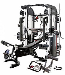MiM USA Hercules Ex Commercial Smith Machine & Functional Trainer Black