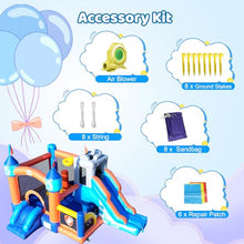 awesmflate 16FT x 12FT Commercial Inflatable Bounce House Multicolor