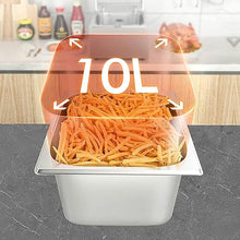 EliteBloom Gas Deep Fryer 20L Commercial Lpg Gas Fryer Stainless Steel Countertop, Stainless Steel Outdoor Cooker, Chicken Chips Fryer for French Fries Restaurant Kitchen,with 1 Bas,with 1 Basket