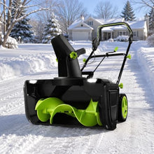 Battery Powered Snow Shovel, 3500w Snow Blower, Snow Blower 2Batteries