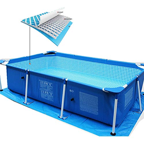 FFCJJDS Ultra Frame Swimming Pool Set with Filter Pump, Ladder & Pool Cover