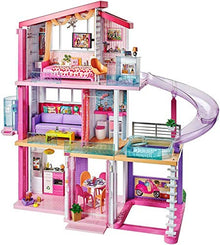 Mattel Barbie Dreamhouse Dollhouse with Pool, Slide, Elevator, Lights, Sounds & 70+ Accessories Pink