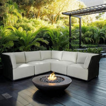 212 Main NAP047-CORN 32 x 35 x 35 in. Naples Outdoor Corner Chair, Beige