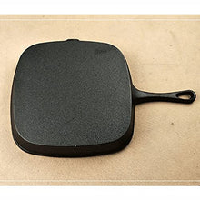 ntumLeap Saucfrying 22/24Cm Cast Iron Stripe Thick-Bottomed Home Garden BBQ Saucsteak Skillet Wok One Color-22,One Color-22