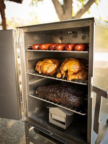 Smokin Tex Pro 1400 Electric Smoker Stainless Steel Silver