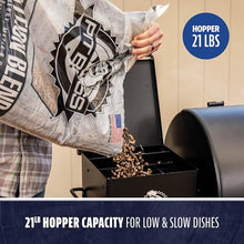 Pit Boss 700 FB2 Series Wood Pellet Grill & Smoker with Flame Broiler and LCD Digital Controller, 747-Sq. In. Cooking Space, 180°F to 500°F Temperature Range, Meat Probe, 21 lb. Pellet Hopper, Black