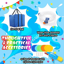 Whubefy Inflatable Water Slide Bounce House Multicolor