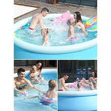 LSSOAZZVVN Outdoor Inflatable Swimming Pool Foldable Inflatable Swimming Pool Anti-Slippery Travel Basin Pool Inflatable Pool for Adults Dog Pet Bath Swim Center for Kids for Home Backyard Gard