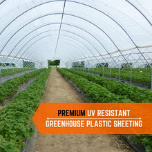 Farm Plastic Supply - Clear Greenhouse Plastic Sheeting - Ultra Durable - 8 mil - (50' x 60') - 4 Year UV Resistant Polyethylene Greenhouse Film for Gardening, Farming, Agriculture