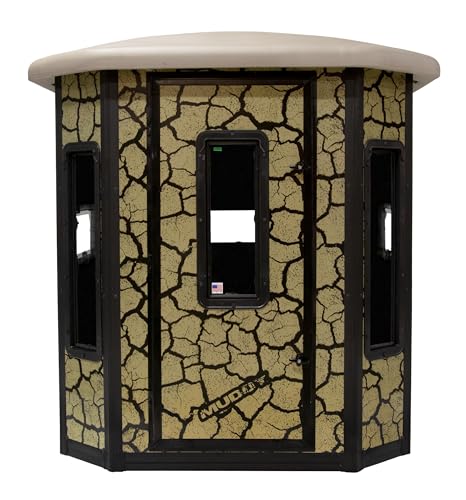 MUDDY Muddy Bull Box Blind Steel Wall Construction Cracked Mud Camo Multi