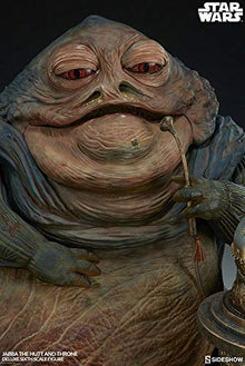 Sideshow Star Wars Jabba The Hutt Throne Deluxe 1/6 Scale Figure Olive Green