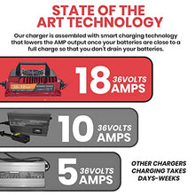 Revenge Golf Cart Parts & Accessories 18 AMP EZGO TXT Battery Charger Red