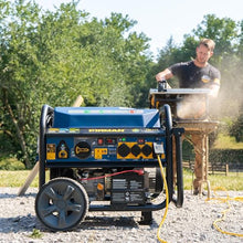 FIRMAN T09275 Tri Fuel Portable Generator, 120/240 VAC Electric Start