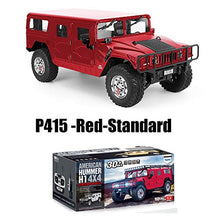1/10 US GM Hummer H1 Military Truck 4WD Crawler RTR Red