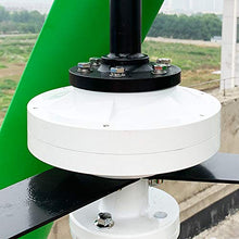 NINILADY 400w 12v/24v/48v Vertical AXIS Permanent Maglev Wind Turbine Generator MPPT Controller Free Energy High Efficiency (48V with Controller, White)