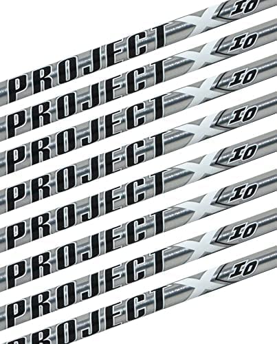 Project X IO Steel Iron Shafts 3-PW, Set of 8 Shafts - .355 Taper Tip (Choose Flex) (5.5 Regular+ Flex)