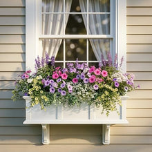 Good Directions 60 Inch Long Greenwich Vinyl Window Box Planter, Maintenance Free Cellular PVC, Outdoor Flower Box for Windows, Porch & Deck