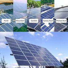 ZGLINMZ 7.5 m/25 ft Electric Solar Panel Washing Tools,for Mountain Solar Power Stations,Commercial Automatic Photovoltaic Panel Cleaning Machine,Strip-Supply