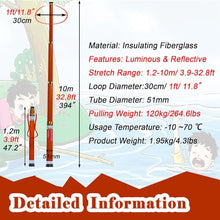 CHZDPP Extended Pool Rescue Pole Emergency, 4.5 5.5 6.5 10 m Telescopic Swimming Pool Safety Hook for Boats Yachts, Roughened Pool Pole Hook (Size : 10m(32.8ft/394inch))