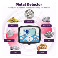 FENOKD Metal Detector, Underground Metal Detector 270mm Waterproof Search Coil High Sensitivity Metal Detecting Tool