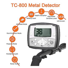 UYCVT Metal Detectors, Tc-800 Metal Detector High Sensitivity Professional Gold Detector Treasure with Single Frequency Technology