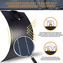 AUECOOR 1600 Watts 24 Volts Solar Wind Hybrid System Kit:6pcs 100W ETFE Flexible Monocrystalline Solar Panel+1000W Wind Turbine Generator+Accessories