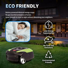 GHRERTX Auto Robotic Lawn Mower,Robot Lawnmower with APP Control,20-60mm Cutting Height Range and 35% Slope,IPX5 Waterproof Ultra Quiet Lawnmower Robotic for Lawns up to 1500m²