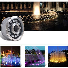 3 Pieces Waterproof Underwater Light - Submersible LED Pool Lights - LED Ring Fountain Lamp - RGB Color Change Water Feature Lamp W/RF Remote Control - IP68 Waterproof Middle Hole Pond Lighting ( Colo