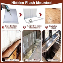 HDYZJQ Floor Access Panel That Accepts Flooring on Top, Hidden Floors Hatch Door for Basement Cellar Attic Emergency Escape, Crawl Space Inspection Hole Entrance Cove(56x61cm (22x24in))