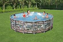Bestway 56965E Power Steel 16' x 48" Set Above Ground Pool Stone