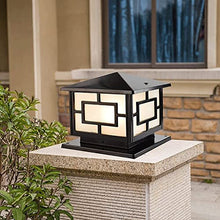 LumosPro Retro Black Concrete Track Light with Dusk to Dawn Sensor - IP54 Waterproof Outdoor LED Fixture for Garden and Patio(19.7in*18.9in)