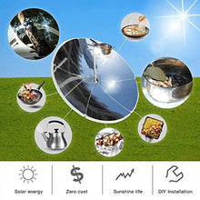 Outdoor Ovens,Portable Solar Barbecue,Stainless Steel Camping Cooker,Solar Grill BBQ,Stainless Steel Camping Cooker,for Fast Cooking,Camping,Hiking,Outdoor Travel