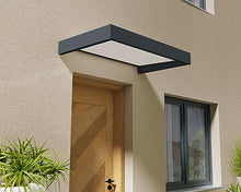 Palram - Canopia Sophia 1600 5' x 3' Door/Window Awning, Gray/Mist