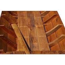 Old Modern Handicrafts South East Asia Sampan Boat Red Bottom