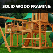 Gorilla Playsets Treasure Trove I Wood Swing Set Green