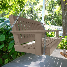 Highwood Lehigh Porch Swing, 5 Feet, Woodland Brown