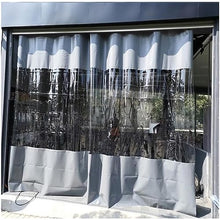 GJZDPMY Outdoor Clear Waterproof Gazebo Tarpaulin Side Panels with Eyelets Transparent Tarp Curtains for Pergola Porch Patio Carport Canopy 5x4m/16.4 * 13.1ft