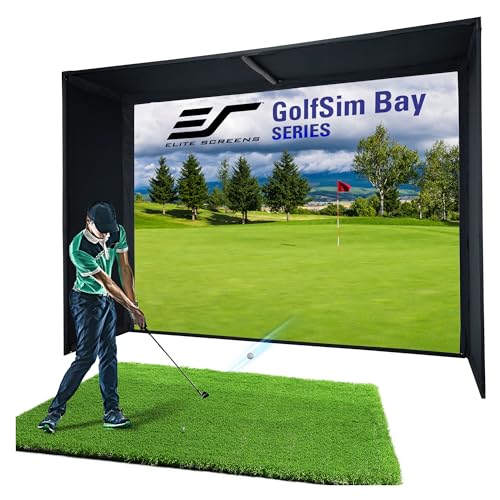 Elite Screens Golf Impact Screen White