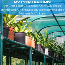 VBS - Green Shade Cloth - 70% - Mesh Fabric for Fence Privacy Screen, Garden Shade, Mesh Fence Screening, Shade Cloth Rolls, Wind Screen (12' x 300')
